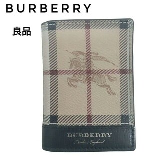 BURBERRY - BURBERRY バーバリー カードケース 名刺入れ ノバチェック PVC