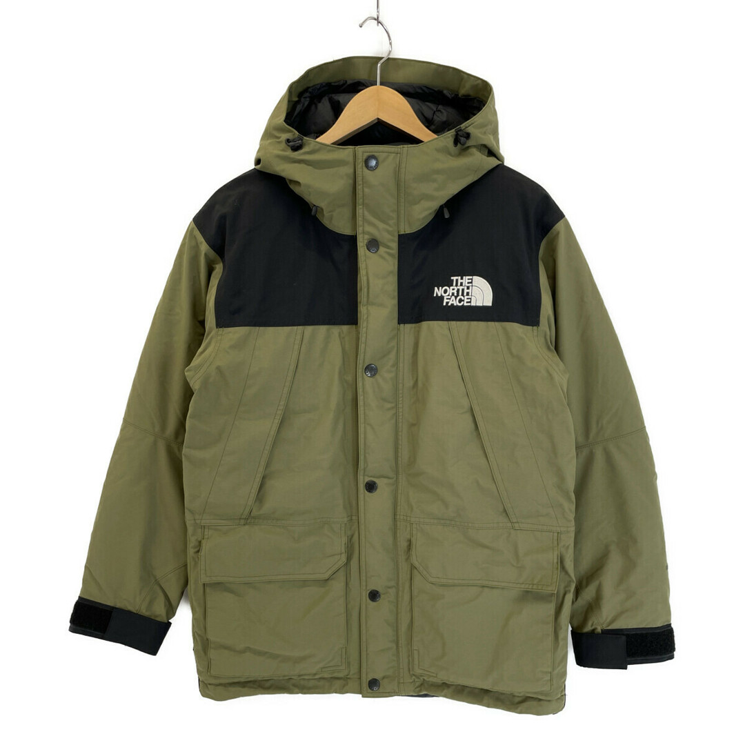 THE NORTH FACE(ザノースフェイス)のノースフェイス ND91700R GORE-TEX カーキ×ブラック マウンテンダウンパーカー M メンズのジャケット/アウター(その他)の商品写真