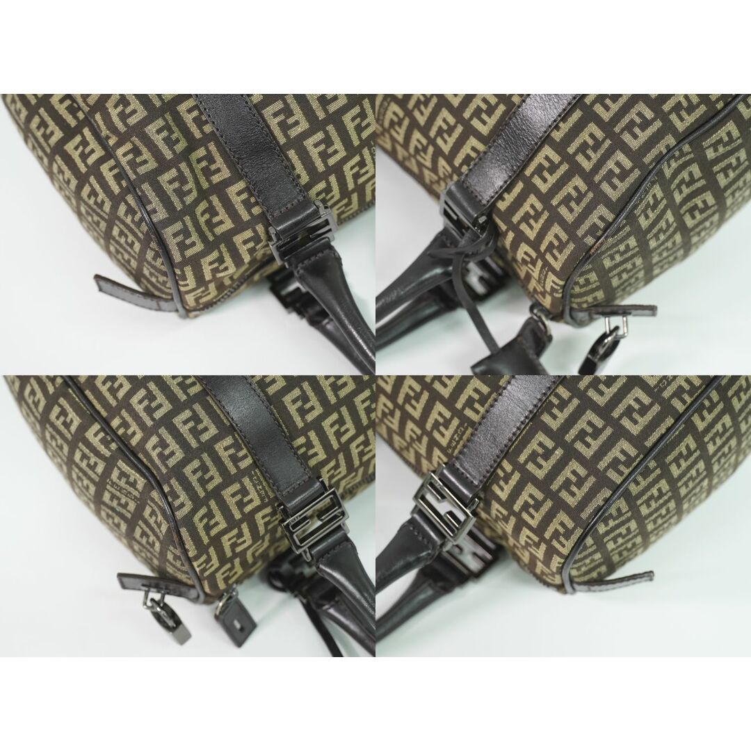 FENDI - 本物 フェンディ FENDI ズッキーノ ミニ ボストンバッグ FENDI - 本物 フェンディ FENDI ズッキーノ ミニ ボストンバッグ