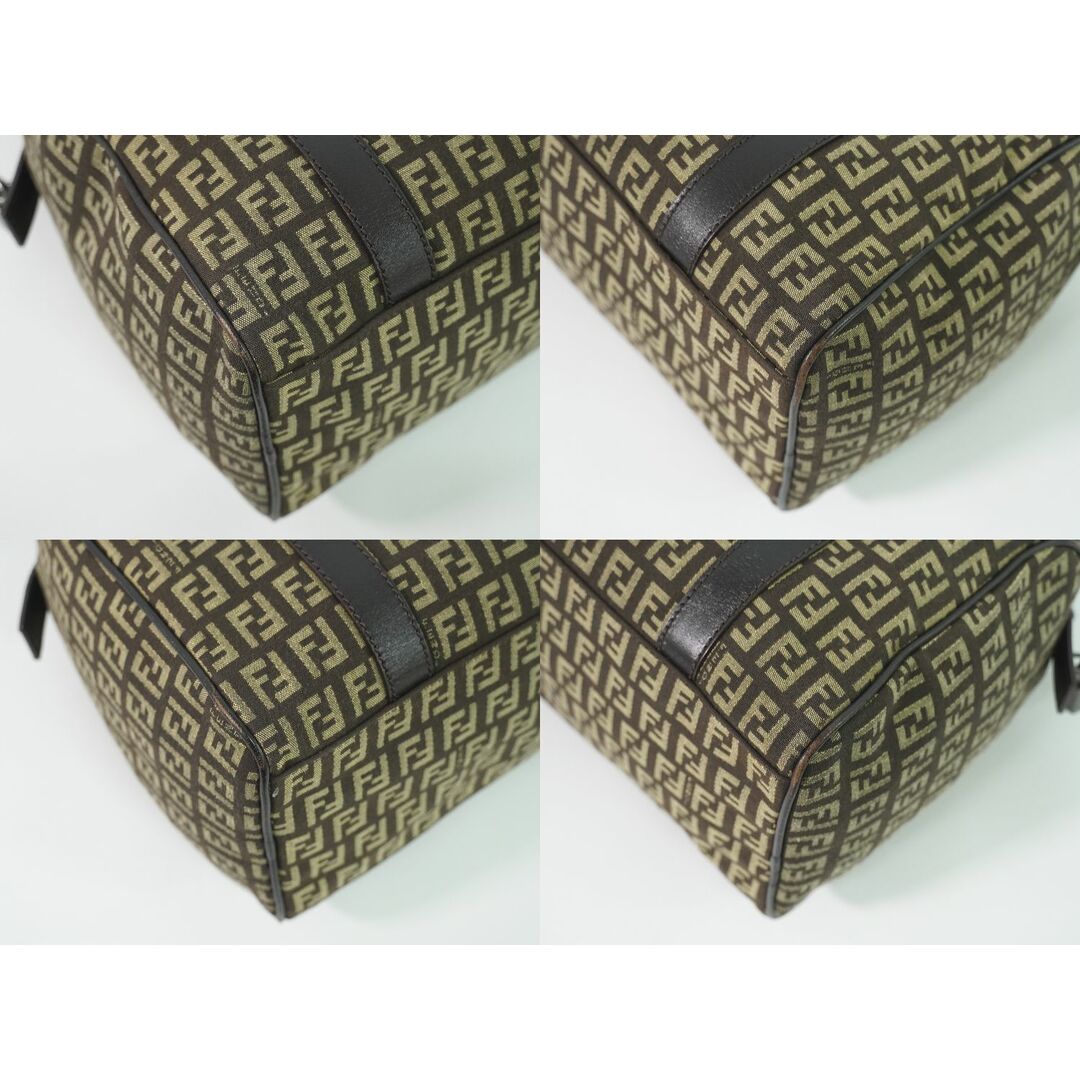 FENDI - 本物 フェンディ FENDI ズッキーノ ミニ ボストンバッグ FENDI - 本物 フェンディ FENDI ズッキーノ ミニ ボストンバッグ