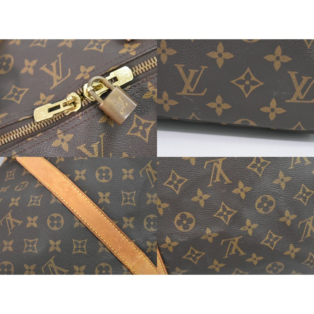 LOUIS VUITTON(ルイヴィトン)の本物 ルイヴィトン LOUIS VUITTON LV キーポル 60 モノグラム ボストンバッグ ハンドバッグ 旅行鞄 ブラウン M41422 Keepall ビトン バッグ 中古 レディースのバッグ(ボストンバッグ)の商品写真