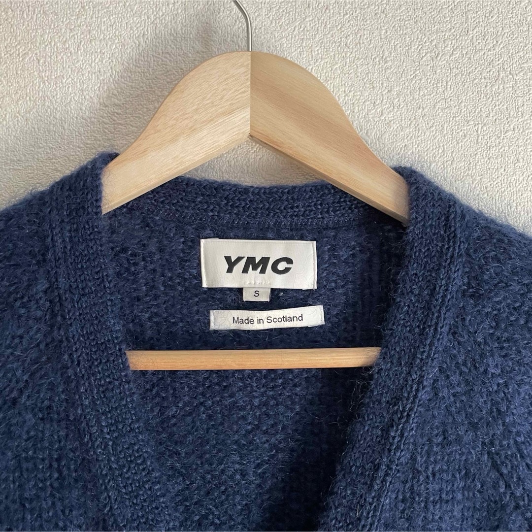 YMC(ワイエムシー)のymc sid mohair cardigan navy s メンズのトップス(カーディガン)の商品写真