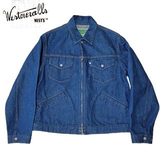 ウエストオーバーオールズ(WESTOVERALLS)の【極美品】WESTOVERALLS 877Z デニムトラッカージャケット M(Gジャン/デニムジャケット)