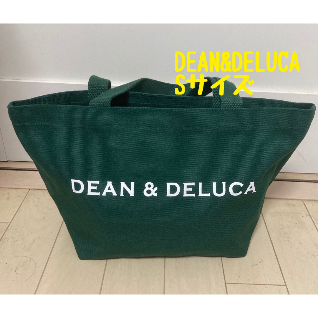 DEAN & DELUCA(ディーンアンドデルーカ)の新品　DEAN&DELUCA  ディーン＆デルーカ　トート　グリーン　S  緑色 レディースのバッグ(トートバッグ)の商品写真