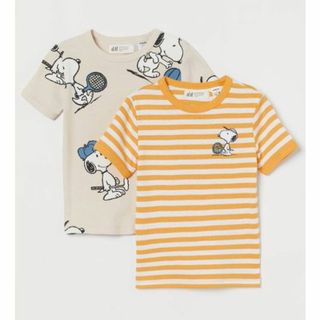 エイチアンドエム スヌーピー 子供 Tシャツ/カットソー(男の子