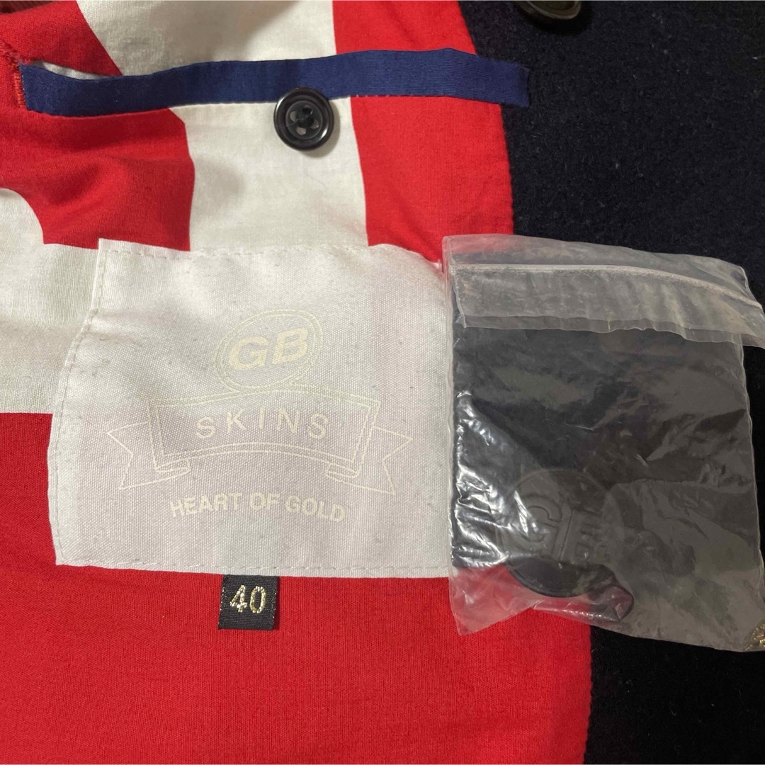 GB - キムタク着 私物 GB SKINS ユニオンジャク Pコート 武士の GB - キムタク着 私物 GB SKINS ユニオンジャク Pコート 武士の