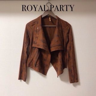 ロイヤルパーティー(ROYAL PARTY)のロイヤルパーティー●ライダースジャケット ブラウン(ライダースジャケット)