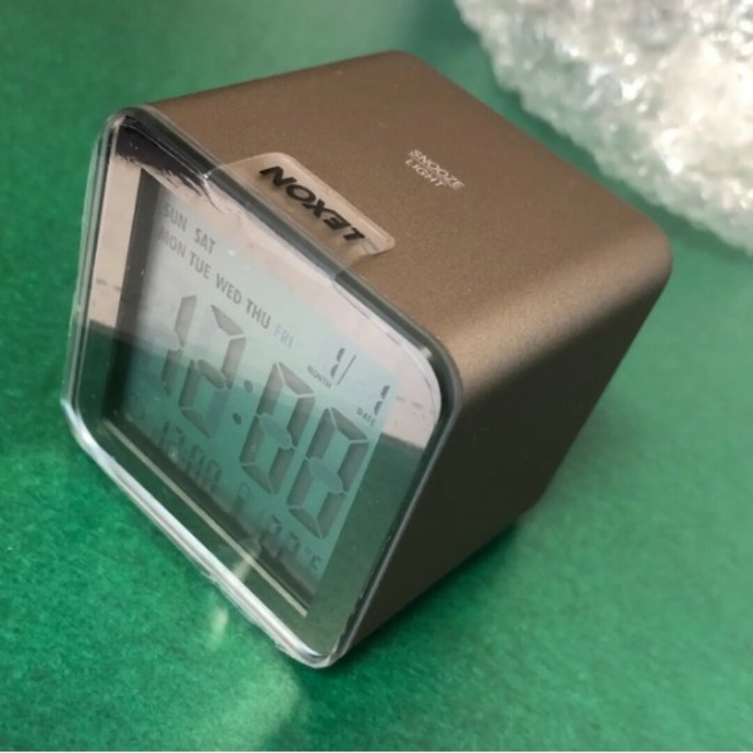 LEXON CUBE SENSOR クロック LR103PD インテリア/住まい/日用品のインテリア小物(置時計)の商品写真