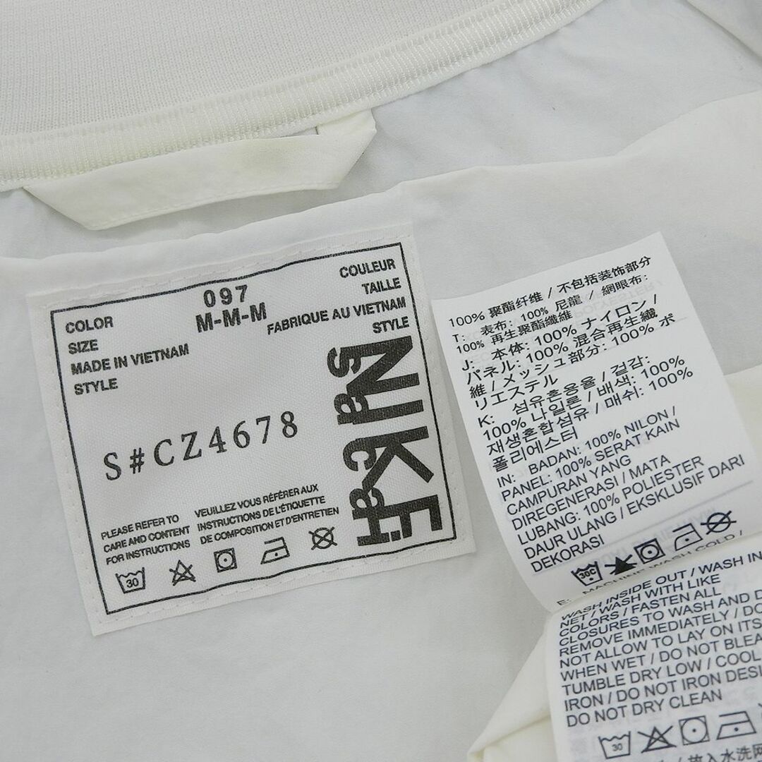 NIKE(ナイキ)のナイキ NIKE ナイキ 【×Sacai】 レイヤード ボンバー ジャケット レディース グレー M CZ4678-097 M レディースのジャケット/アウター(その他)の商品写真