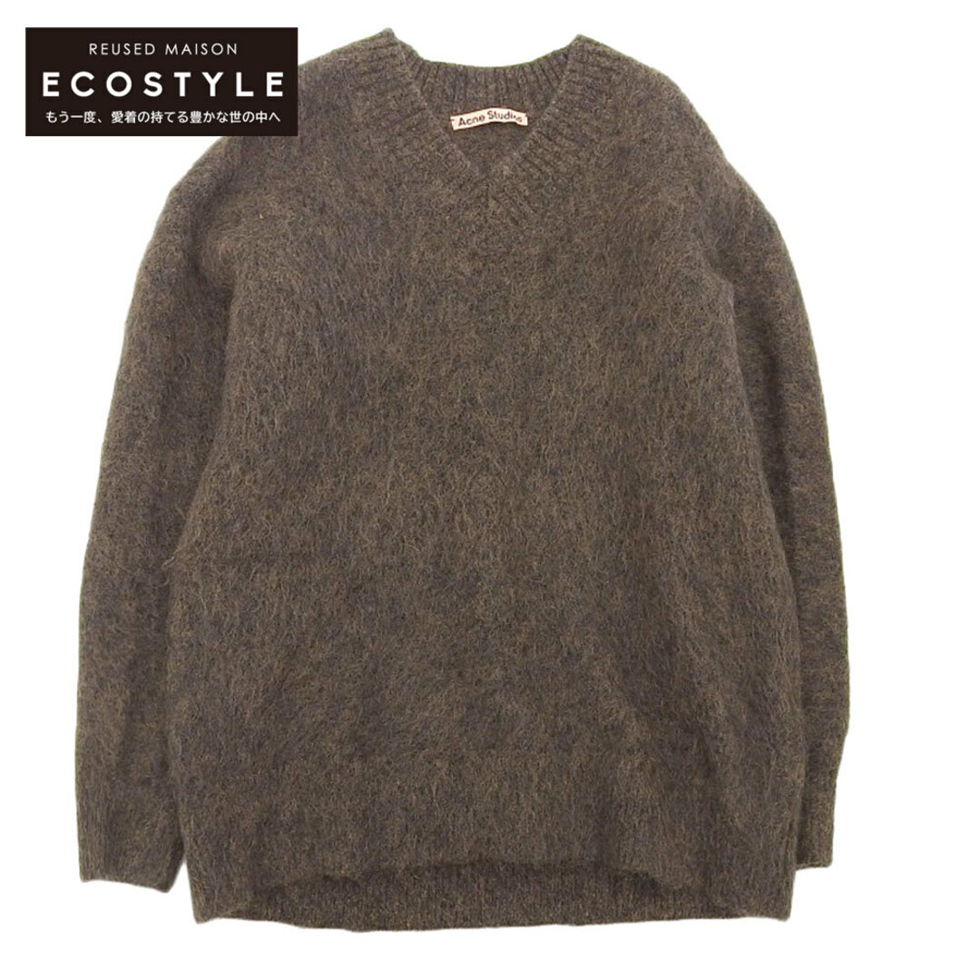 Acne Studios アクネ ストゥディオズ MOHAIR-BLEND SWEATER モヘア ウール トップス メンズ ブラウン XXS XXS メンズのトップス(その他)の商品写真