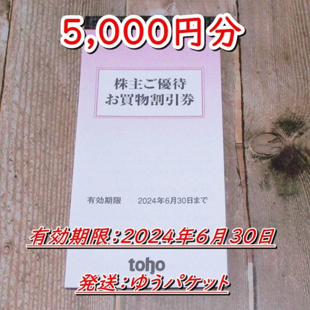 トーホー toho 株主優待券 5000円分◇トーホーストア・A-プライス他の