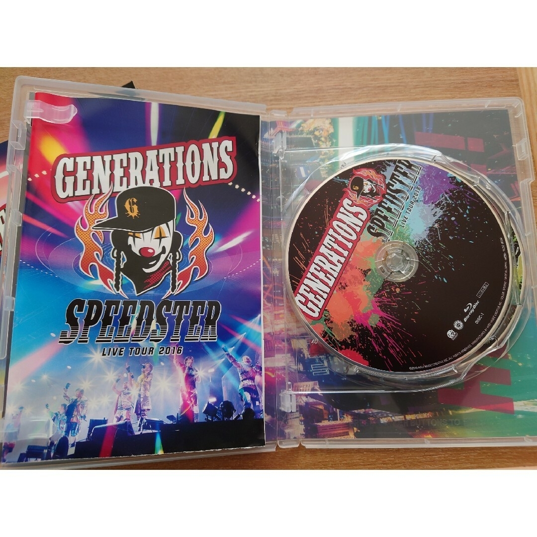 GENERATIONS(ジェネレーションズ)のGENERATIONS  LIVE TOUR 2016 SPEEDSTER エンタメ/ホビーのDVD/ブルーレイ(ミュージック)の商品写真