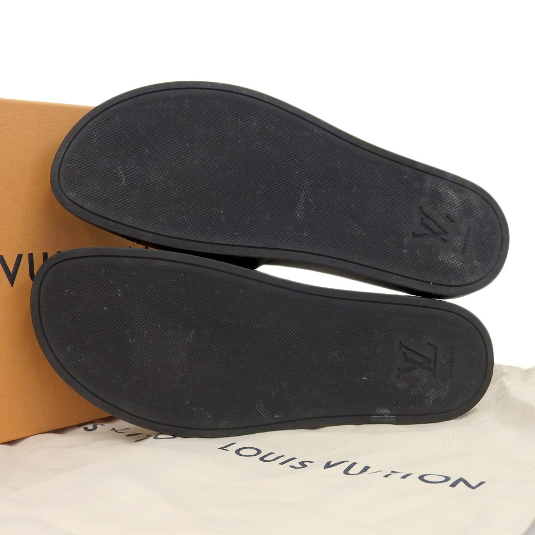 LOUIS VUITTON(ルイヴィトン)のルイヴィトン LOUIS VUITTON ルイヴィトン モノグラム ウォーターフロント・ライン ミュール シューズ メンズ ブラック 9 1A3PRU 9 メンズの靴/シューズ(サンダル)の商品写真