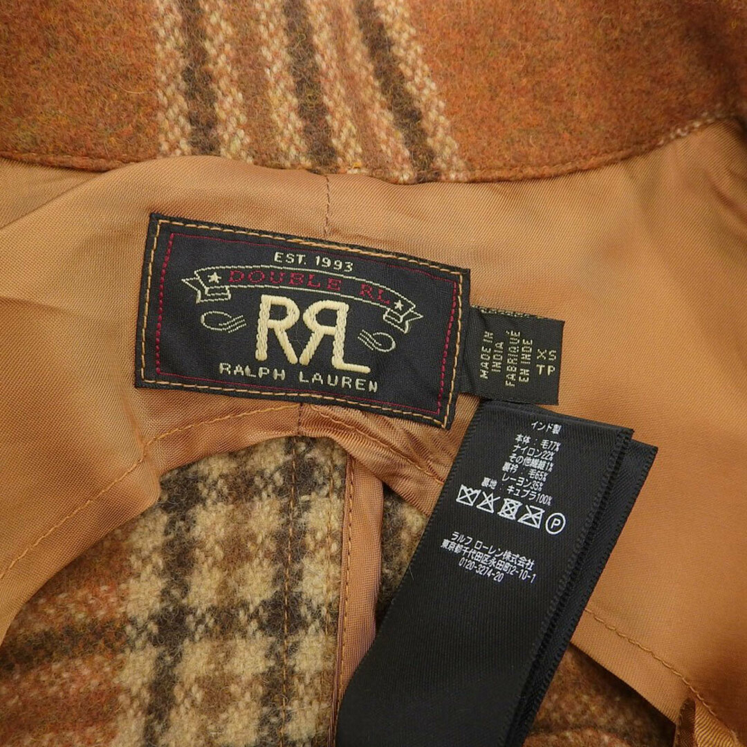 RRL(ダブルアールエル)のダブルアールエル 美品 DOUBLE RL ダブルアールエル callington Sport Coat ウール混 ジャケット メンズ ブラウン系 XS XS メンズのジャケット/アウター(その他)の商品写真