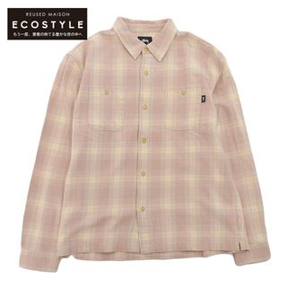 ステューシー(STUSSY)のステューシー 未使用 STUSSY ステューシー Beach Plaid コットン チェック柄 シャツ トップス メンズ ピンク×ライトブルー×アイボリー XL 1110128 XL(その他)