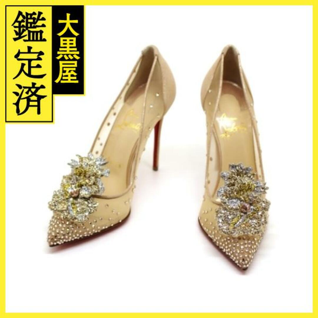 Christian Louboutin - クリスチャンルブタン　パンプス　レディース36ハーフ　ベージュ　【200】