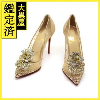 クリスチャンルブタン(Christian Louboutin)のクリスチャンルブタン　パンプス　レディース36ハーフ　ベージュ　【200】(ハイヒール/パンプス)