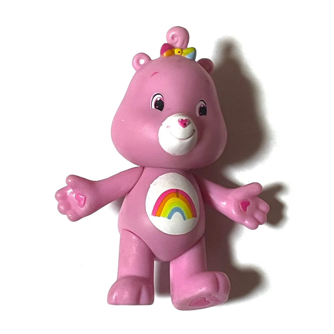 CareBears(ケアベア)の希少 激レア ケアベア ピンク フィギュア ヴィンテージ レトロ 2007年製 エンタメ/ホビーのおもちゃ/ぬいぐるみ(キャラクターグッズ)の商品写真