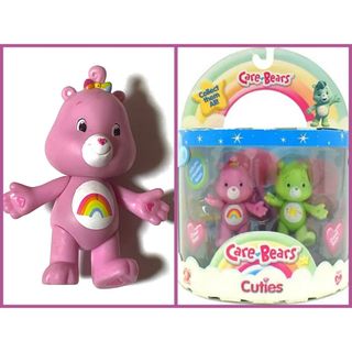 ケアベア(CareBears)の希少 激レア ケアベア ピンク フィギュア ヴィンテージ レトロ 2007年製(キャラクターグッズ)