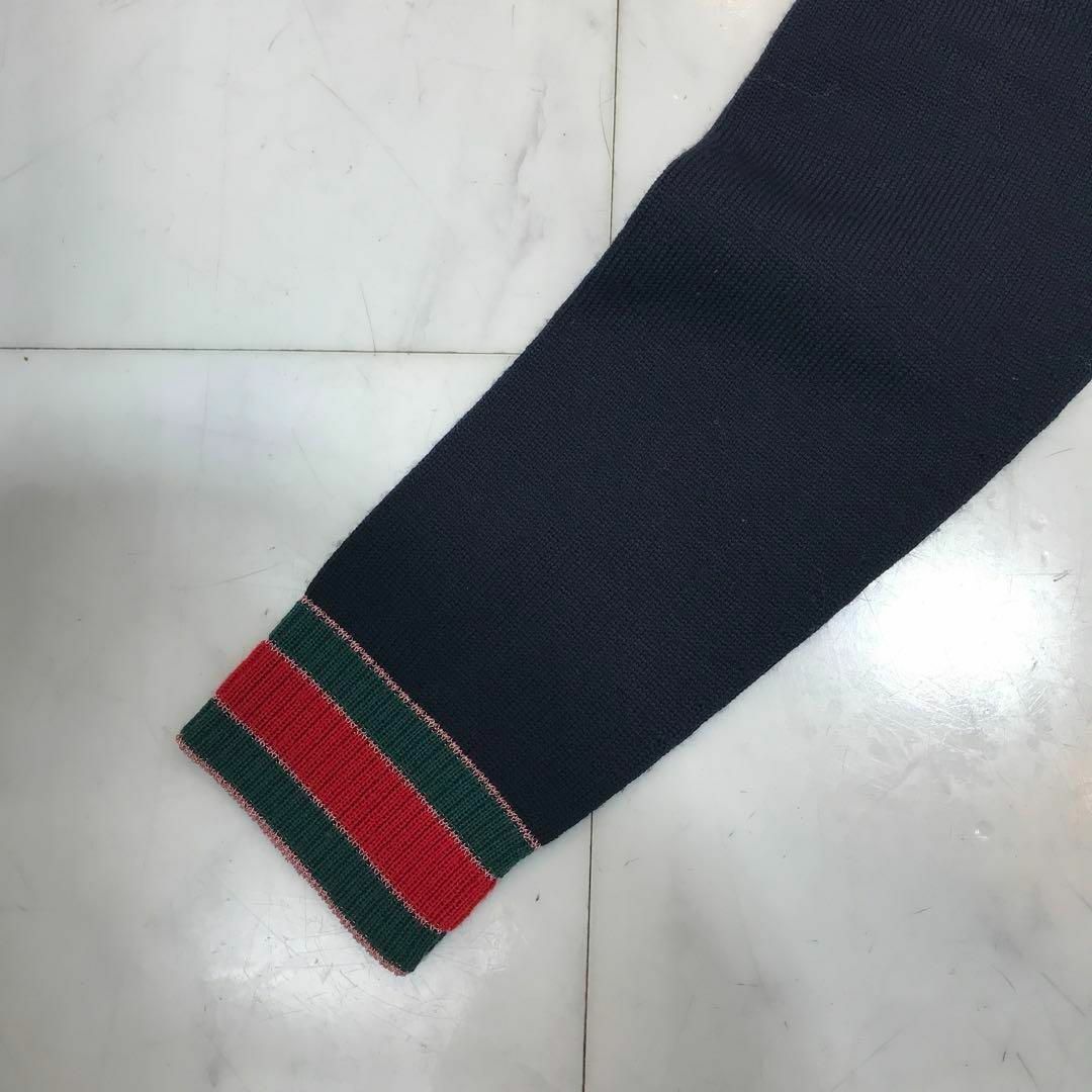 Gucci(グッチ)の☆美品☆GUCCI　グッチ　シェリーライン　カーディガン　パールボタン　ロゴ レディースのトップス(カーディガン)の商品写真