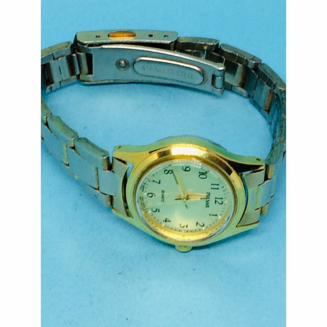 SEIKO(セイコー)のE21）パルサー(*'▽')セイコーPULSAR電池交換ゴールドレディス腕時計 レディースのファッション小物(腕時計)の商品写真