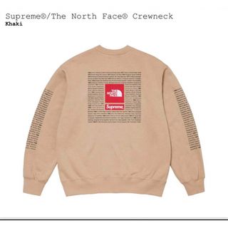 シュプリーム(Supreme)のSupreme x The North Face Crewneck "Khaki(スウェット)