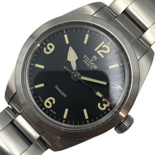 チュードル(Tudor)の　チューダー/チュードル TUDOR レンジャー 79950 ブラック SS メンズ 腕時計(その他)