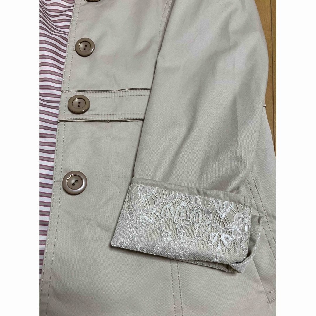 anySiS(エニィスィス)の美品　anysis 春　ステンカラーコート　スプリングコート　ベージュ レディースのジャケット/アウター(トレンチコート)の商品写真