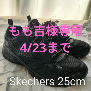 SKECHERS - skechers スケッチャーズ レディース スニーカー ブラック 25cm