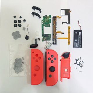 ニンテンドースイッチ(Nintendo Switch)のSwitch Joy-Con ジョイコン パーツ 部品 セット 動作未確認(その他)