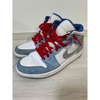 ナイキ(NIKE)のNIKE AJ1 ハイパーロイヤル レッド  26㎝ ナイキ エアジョーダン (スニーカー)