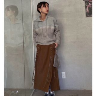 アメリヴィンテージ(Ameri VINTAGE)の〈Ameri VINTAGE 〉WRAPPING CODE SKIRT アメリ(ロングスカート)