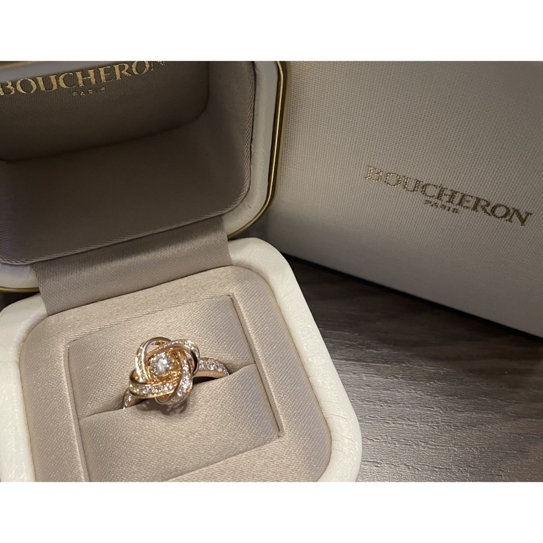 BOUCHERON(ブシュロン)の美品　正規品　ブシュロン　ピヴォワンヌ　PIVOINE 48 ダイヤモンドリング レディースのアクセサリー(リング(指輪))の商品写真