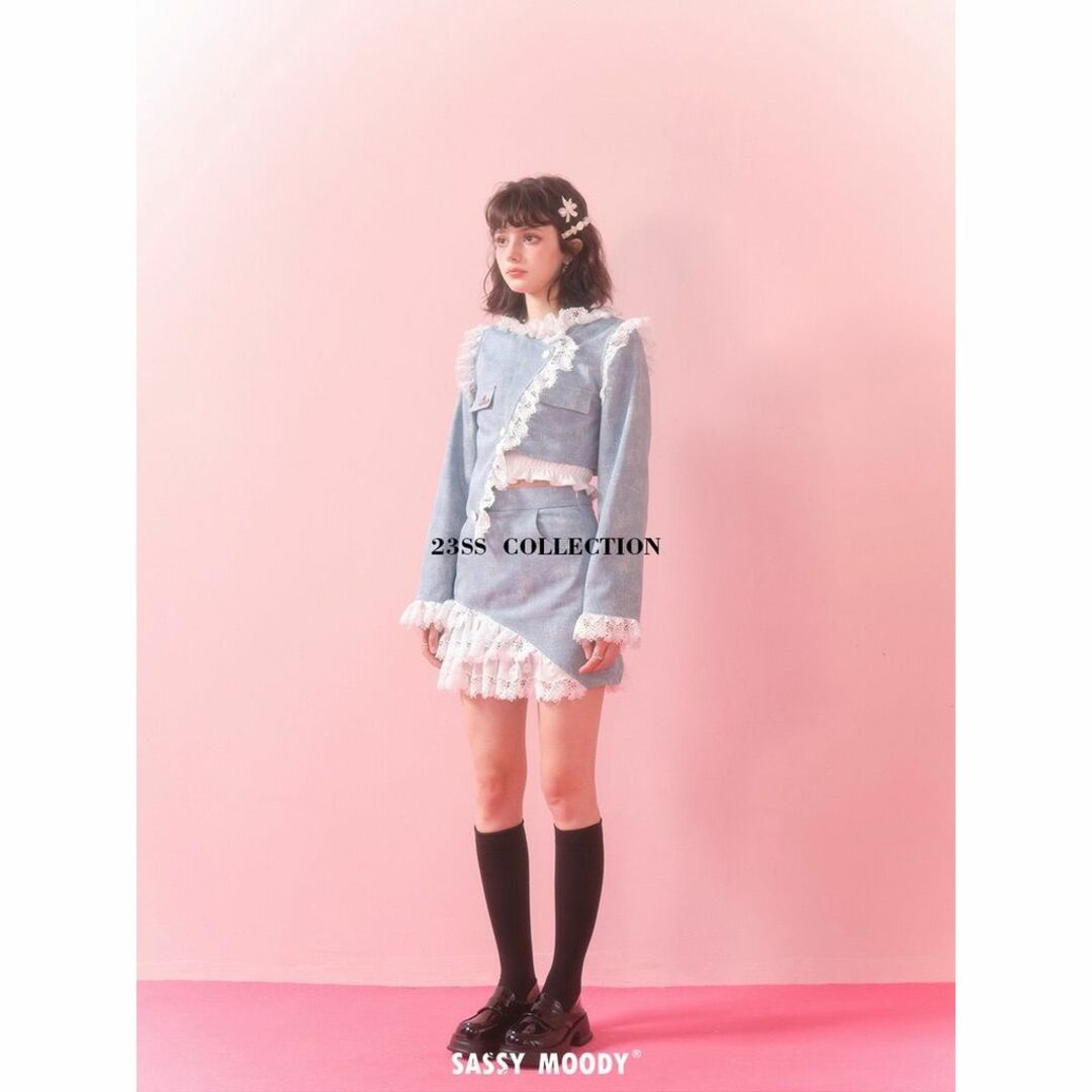 【日本未発売】 MARC JACOBS - SASSYMOODY デニムジャケット アシンメトリー Gジャン+デニムジャケット