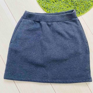 ユニクロ(UNIQLO)の美品 ユニクロ 130cm 裏ボア スカート ボア(スカート)