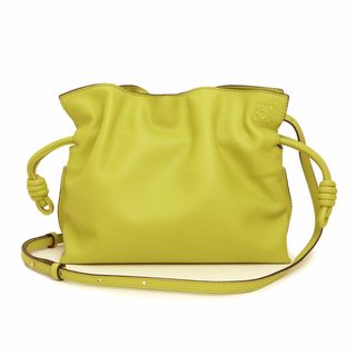 ロエベ(LOEWE)のロエベ フラメンコクラッチ ミニ 2WAY ショルダー バッグ 斜め掛け ナパカーフ レザー ライムイエロー グリーン 緑 ゴールド金具 A411FC2X17 LOEWE（新品・未使用品）(ショルダーバッグ)