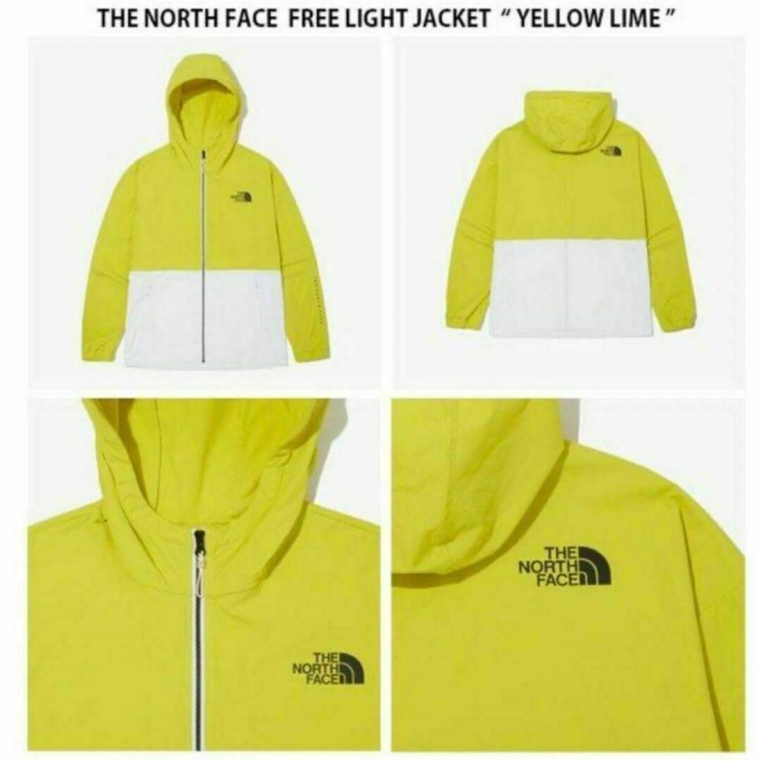 THE NORTH FACE(ザノースフェイス)の新品⭐️ノースフェイスジップアップナイロンパーカーイエローライム メンズのジャケット/アウター(マウンテンパーカー)の商品写真