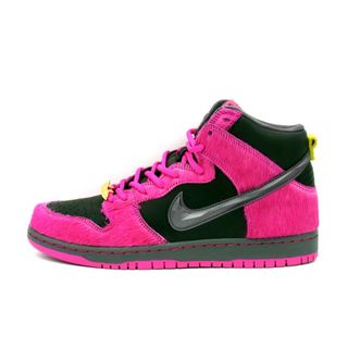 ナイキ(NIKE)のナイキ NIKE × ラン ザ ジュエルズ Run The Jewels ■【 SB DUNK HIGH Active Pink and Black DX4356 600 】 SB ダンク ハイ アーカイブ ピンク アンド ブラック スニーカー　f21234(スニーカー)