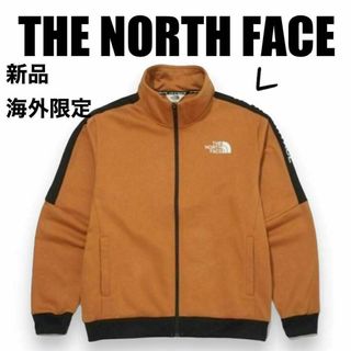 ザノースフェイス(THE NORTH FACE)の新品⭐️ノースフェイスジップアップジャケットスウェットオレンジL韓国限定(スウェット)