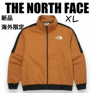 ザノースフェイス(THE NORTH FACE)の新品⭐️ノースフェイスジップアップジャケット　オレンジ　XL 　日本未入荷(スウェット)