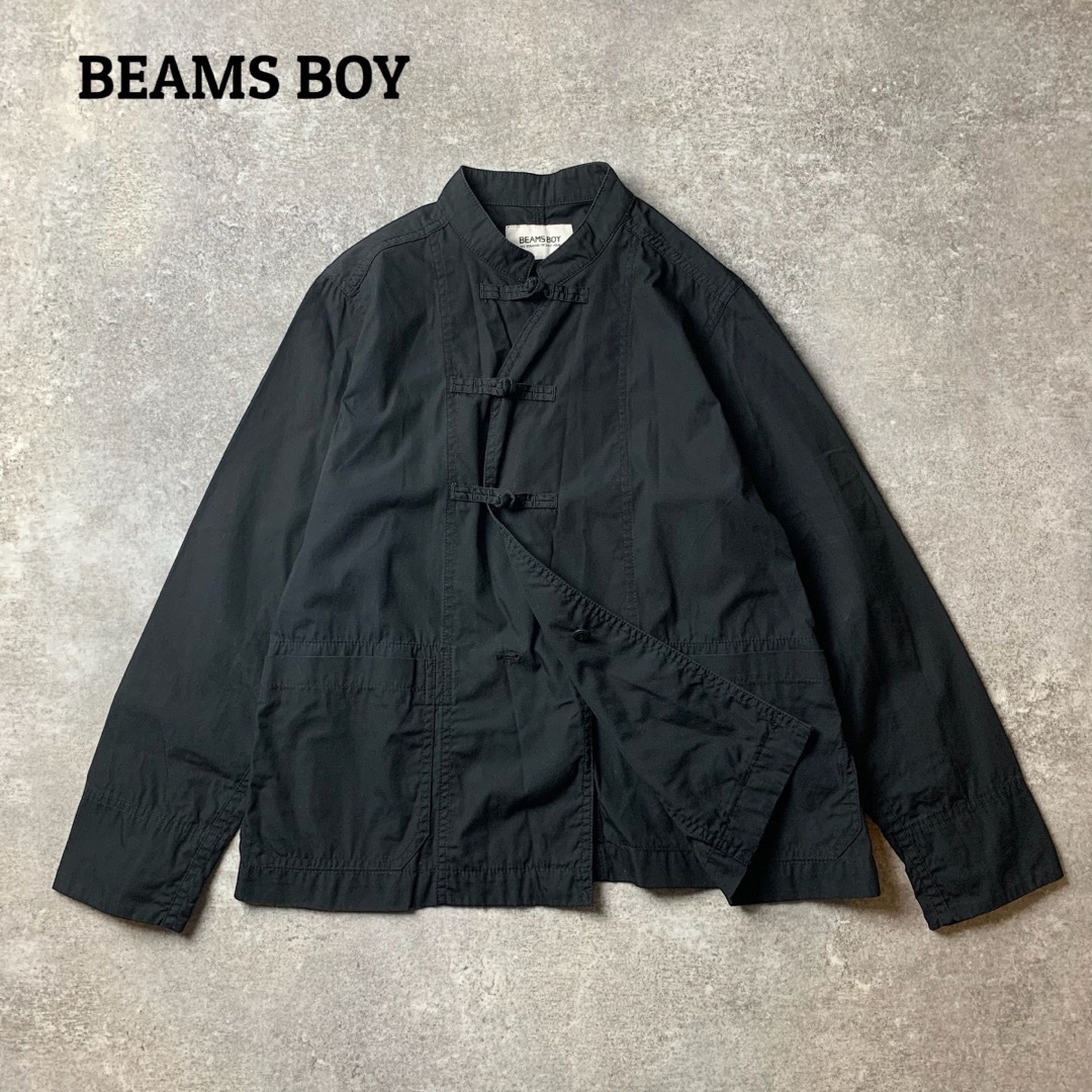 BEAMS BOY(ビームスボーイ)の【BEAMS BOY】フレンチチャイナシャツ コックジャケット コットン 綿 レディースのトップス(シャツ/ブラウス(長袖/七分))の商品写真