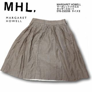 マーガレットハウエル(MARGARET HOWELL)のMARGARET HOWELL マーガレットハウエル ギャザースカート(ひざ丈スカート)