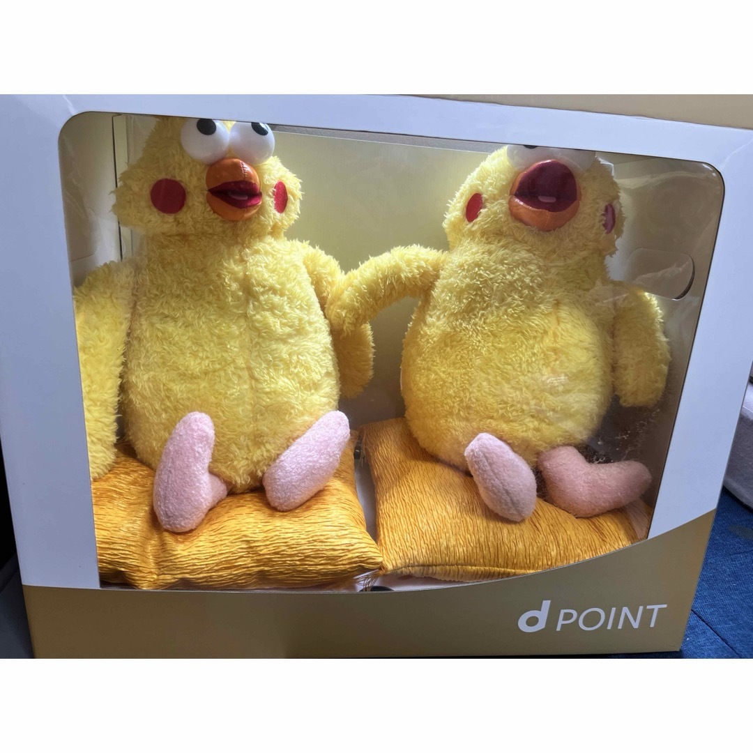 NTTdocomo(エヌティティドコモ)のドコモ ポインコ 希少品 懸賞当選 大きなぬいぐるみ エンタメ/ホビーのコレクション(ノベルティグッズ)の商品写真