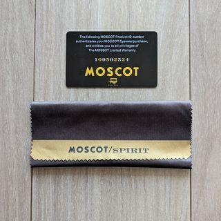 モスコット(MOSCOT)の【送料込】MOSCOT  SPIRIT  クロス（カード付き）(サングラス/メガネ)