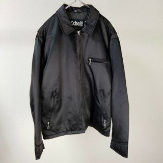 ショット(schott)のショット　ナイロンジャケット　古着　アメカジ　USA製　ナイロンライダース(ナイロンジャケット)