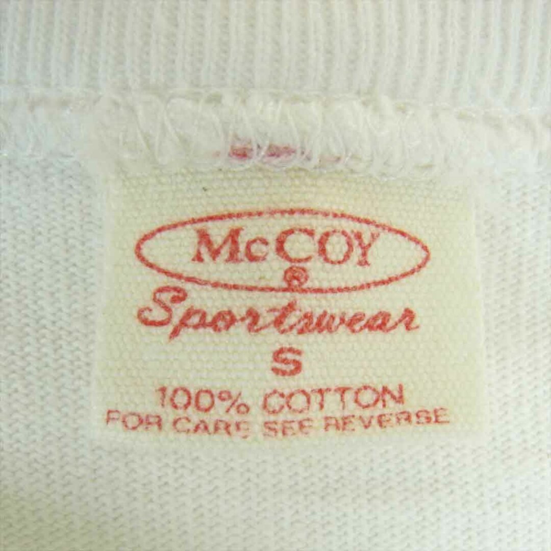 THE REAL McCOY'S(ザリアルマッコイズ)のThe REAL McCOY'S ザリアルマッコイズ 旧リアルマッコイズ Can Do プリント 半袖 Tシャツ コットン ホワイト系 S【中古】 メンズのトップス(Tシャツ/カットソー(半袖/袖なし))の商品写真