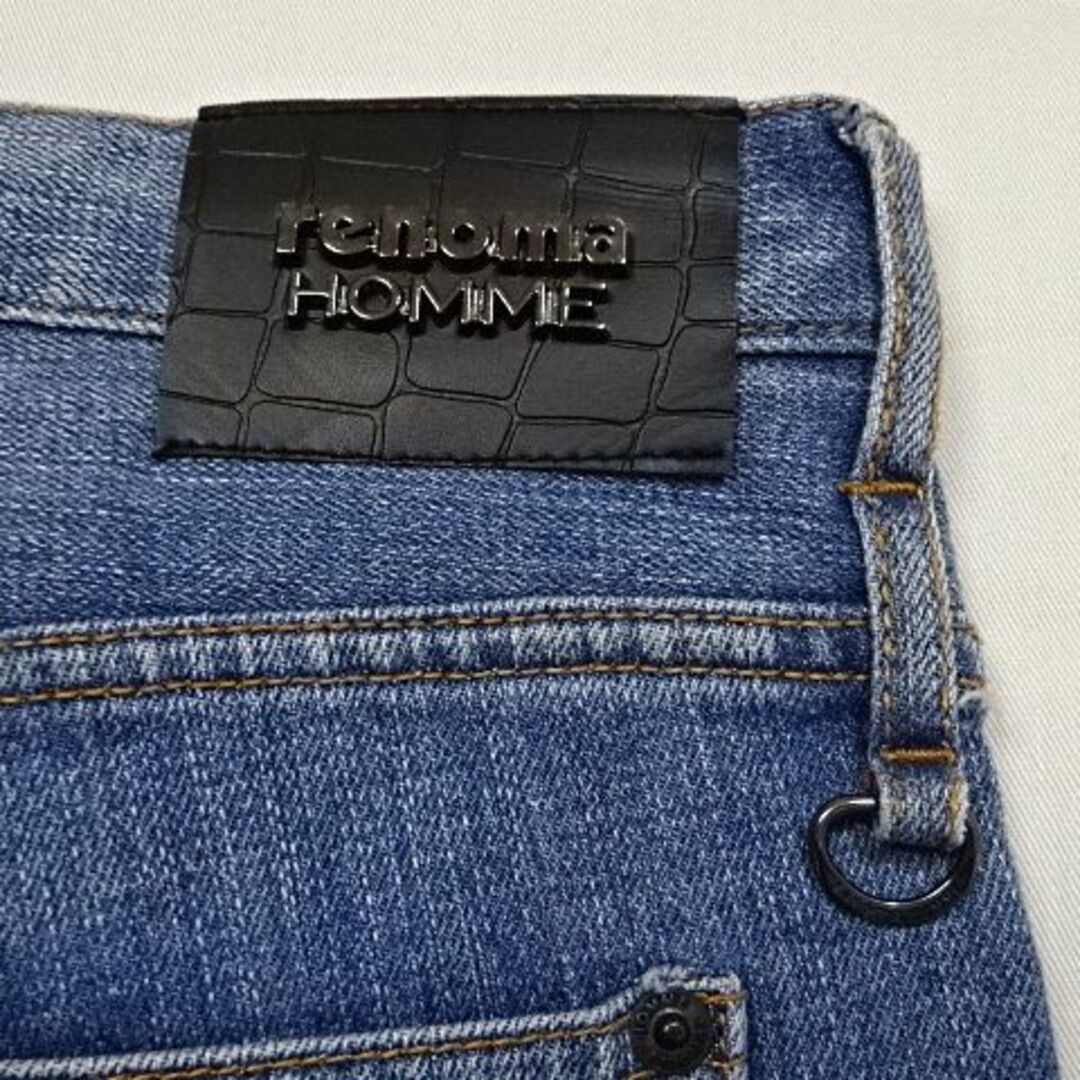 RENOMA(レノマ)のレノマオム☆ストレッチ☆ストレートデニム☆L☆ウェスト約85cm メンズのパンツ(デニム/ジーンズ)の商品写真