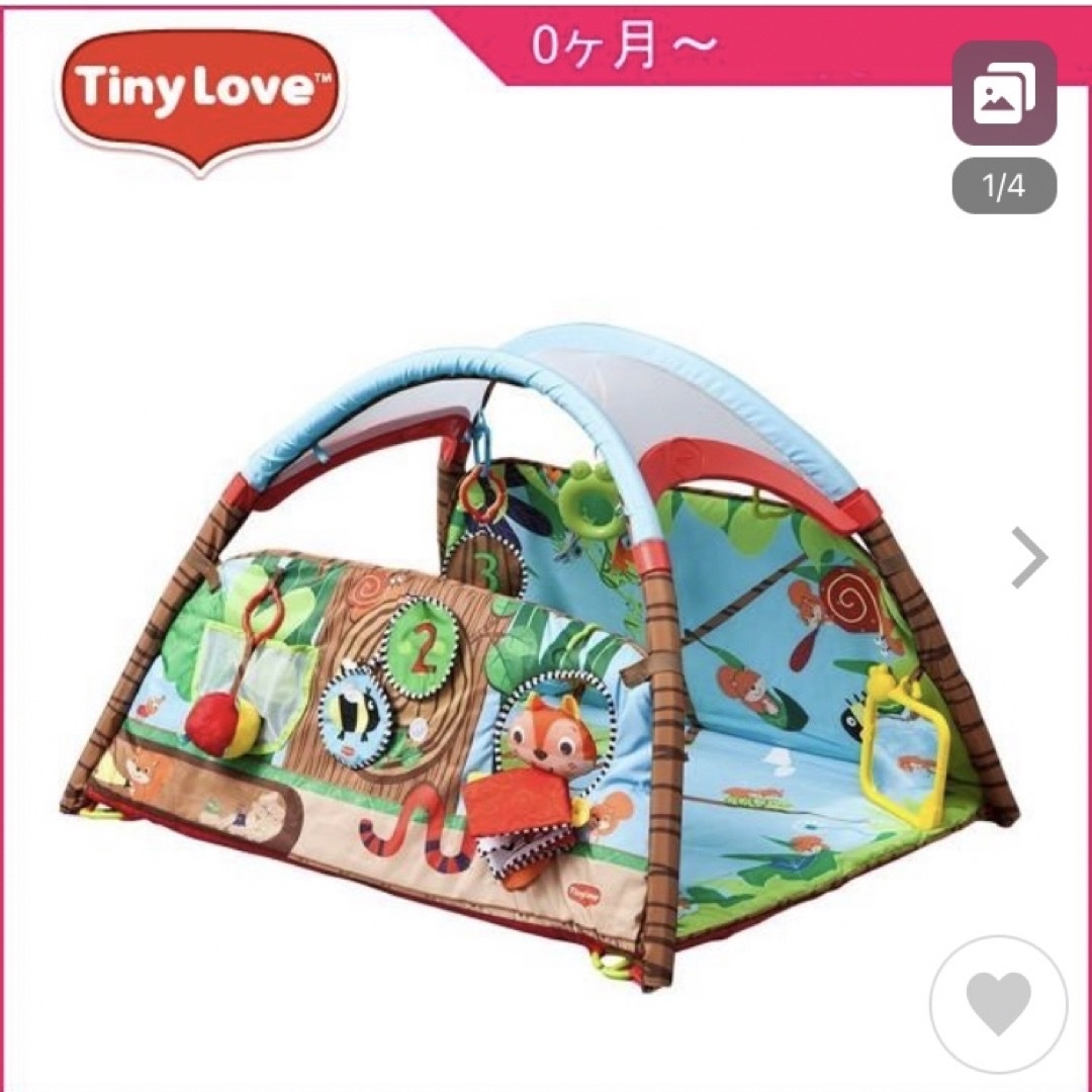 TINY LOVE(タイニーラブ)のused  TinyLove　ジミニー　デベロプレイス キッズ/ベビー/マタニティのおもちゃ(ベビージム)の商品写真