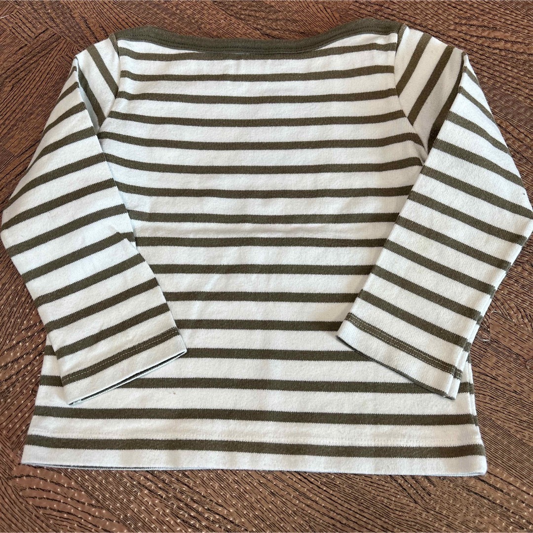 PETIT BATEAU(プチバトー)のプチバトー　ボーダー　カットソー キッズ/ベビー/マタニティのキッズ服男の子用(90cm~)(Tシャツ/カットソー)の商品写真