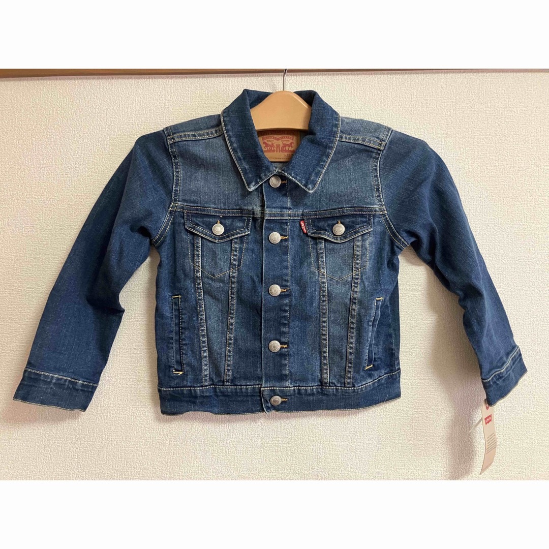 Levi's(リーバイス)のLEVI’S リーバイス キッズ デニム ジャケット Gジャン サイズ7 キッズ/ベビー/マタニティのキッズ服男の子用(90cm~)(ジャケット/上着)の商品写真